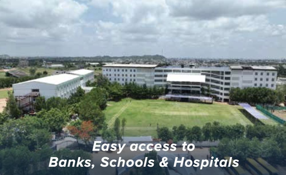 Banks · Schools · Hospitals near Akshara Aditya Homes