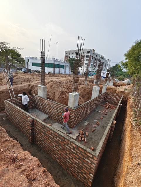 Akshara Aditya Homes — Footings & starter columns