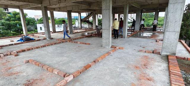 Akshara Aditya Homes — First slabs cast