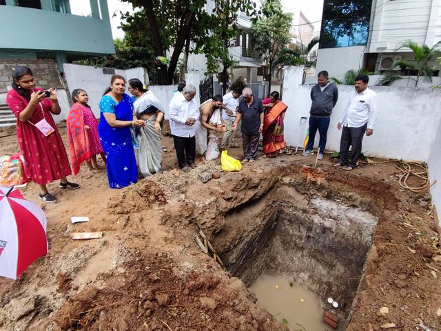 Sai Subham Gayatri Homes — Bhoomi pooja & groundwork