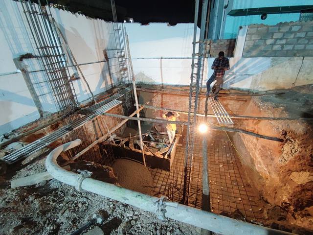 Sai Subham Gayatri Homes — Footings & foundation